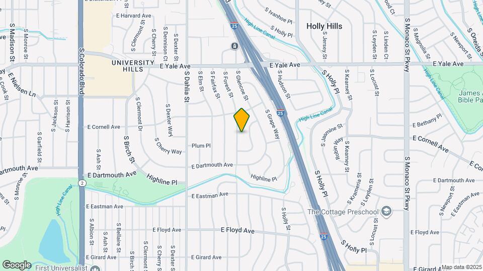 3040 S Forest St Map and Location Details