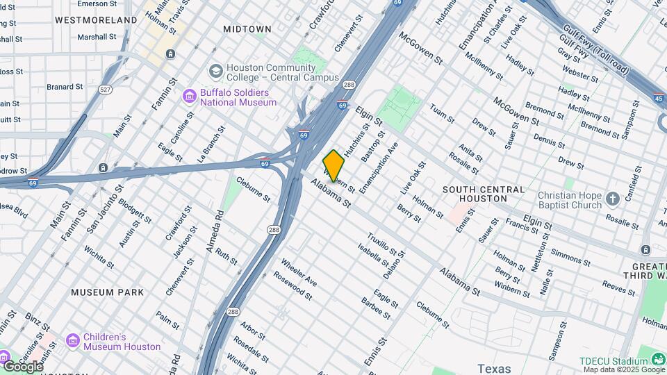 2209 Alabama St, Unit A Map and Location Details