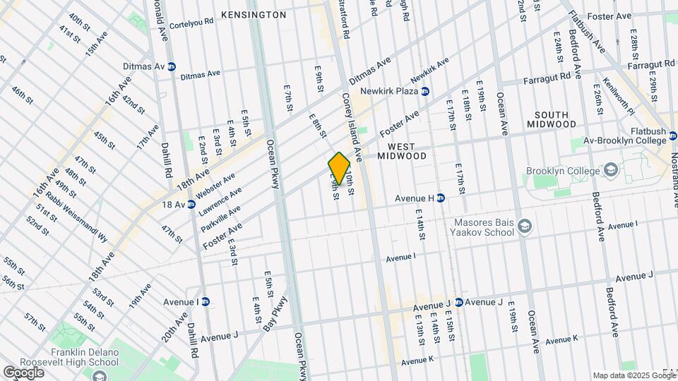 755 E 9th St Map and Location Details