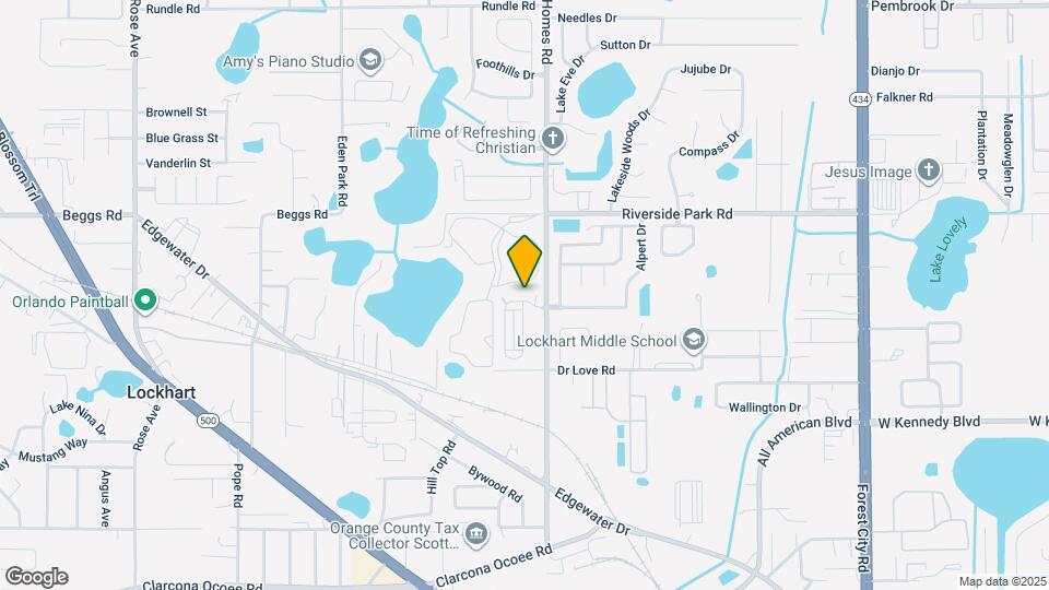 3919 Magnolia Pointe Ln Map and Location Details