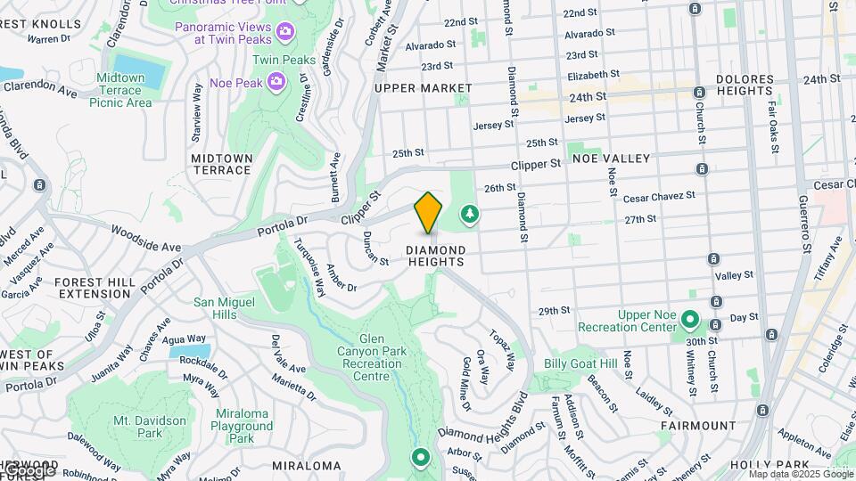 5160 Diamond Heights Blvd Map and Location Details