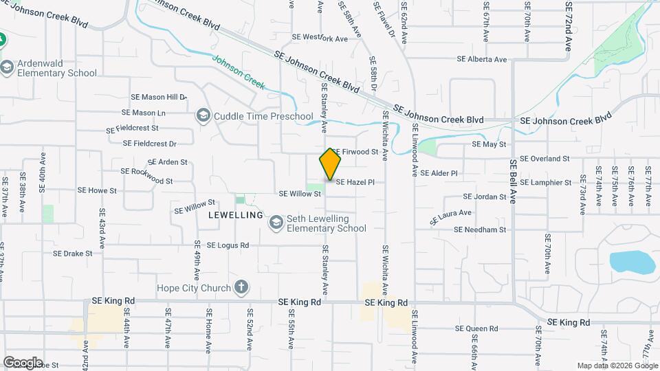 9770 SE Stanley Ave Map and Location Details