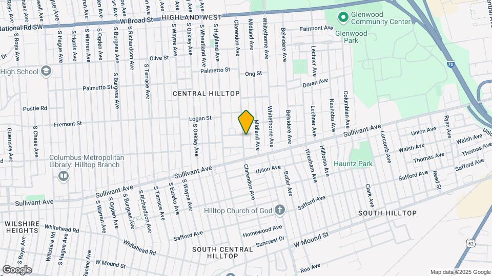 384 Clarendon Ave Map and Location Details