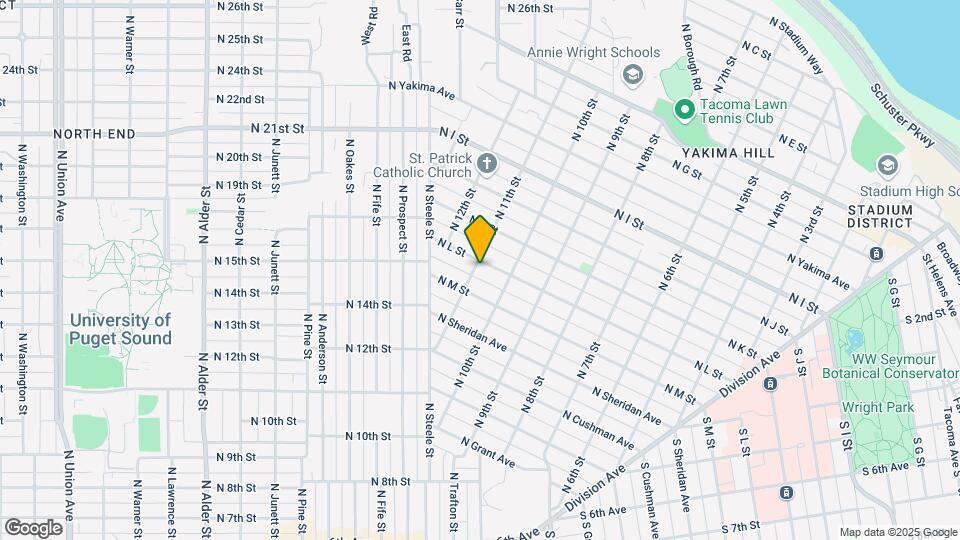 1020 N L St Map and Location Details