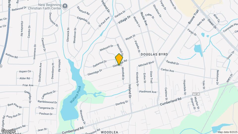 3923 Glenridge Rd Map and Location Details