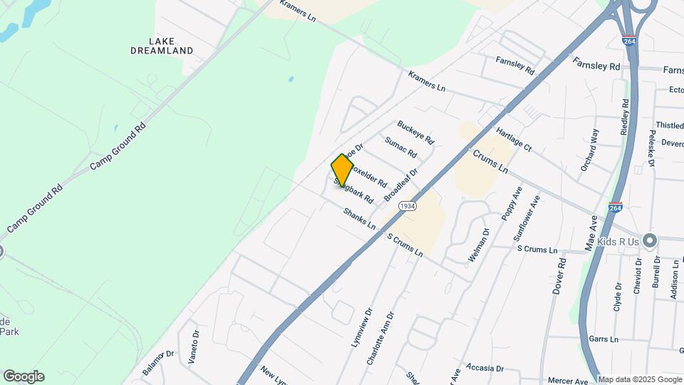 3418 Shagbark Rd Map and Location Details