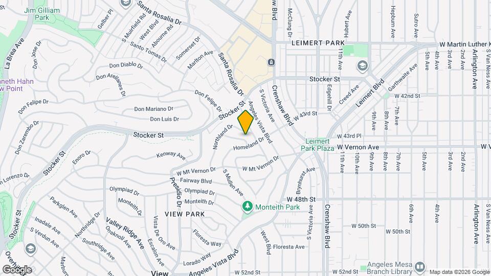 3617 Homeway Dr Map and Location Details