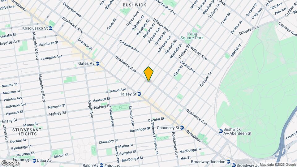 1234 Bushwick Ave Map and Location Details