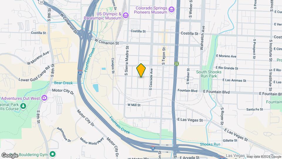 27 W Las Animas St, Unit #A Map and Location Details
