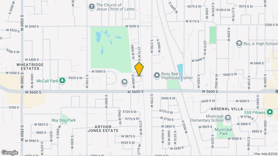 2779 W 5525 S Map and Location Details