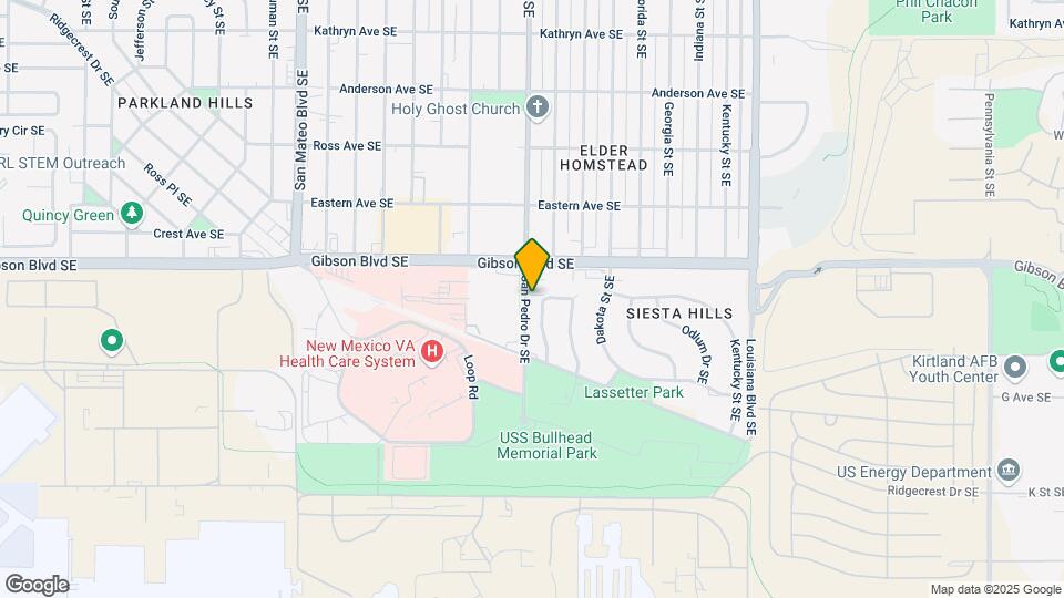 1322 San Pedro Dr SE Map and Location Details