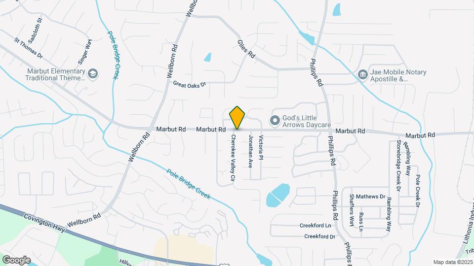 6095 Marbut Rd Map and Location Details