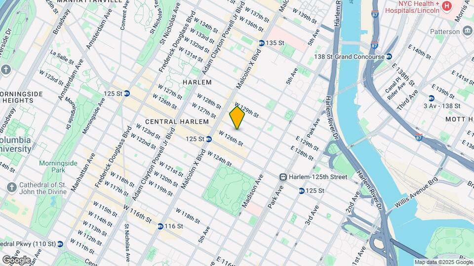 40-42 W 127th St Map and Location Details
