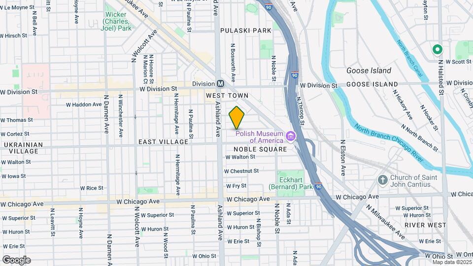 1523 W Cortez St Map and Location Details