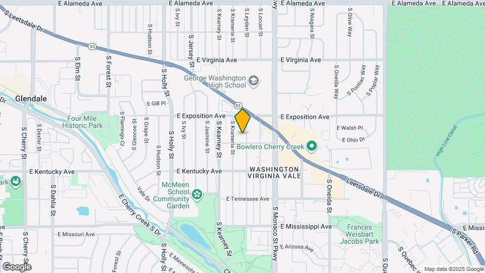 775 S Leyden St Mapa y Detalles de la Ubicación