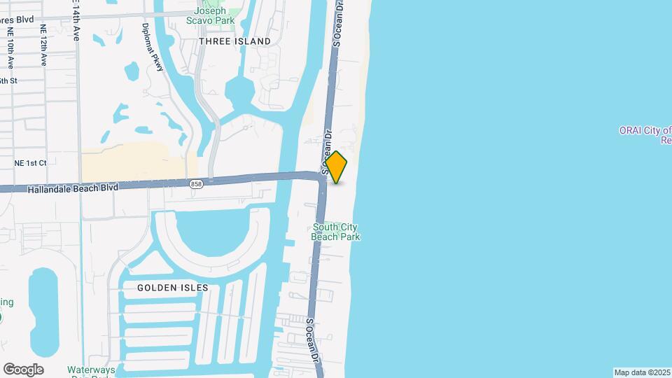 1800 S Ocean Dr, Unit 1510 Map and Location Details