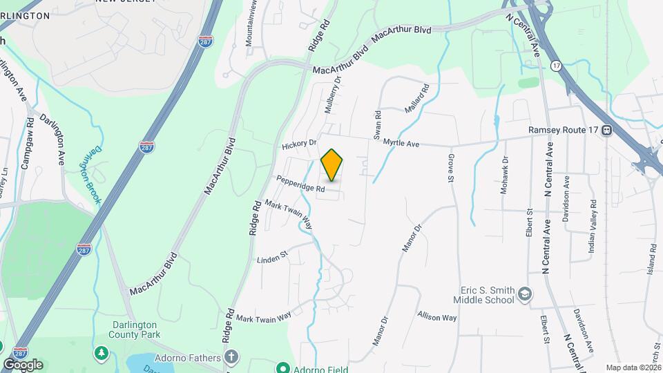 732 Pepperidge Rd, Unit Mahwah Condo Map and Location Details