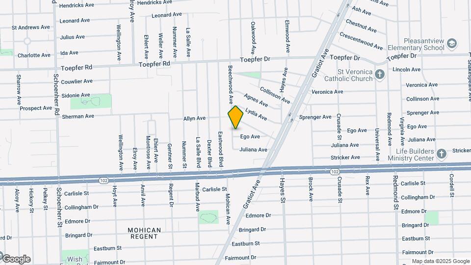 21012 Beechwood Ave Map and Location Details