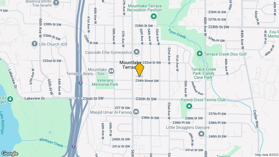 5501 234th St SW Map and Location Details