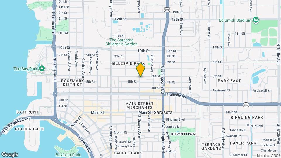 510 N Osprey Ave Map and Location Details