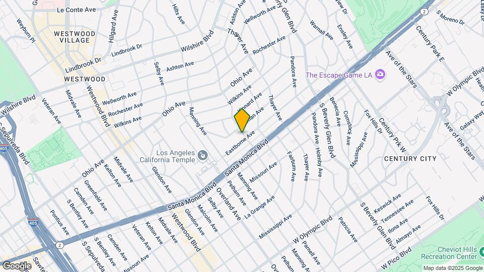 1677 Westholme Ave Map and Location Details