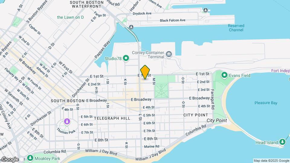 718 E 2nd St, Unit 3 Map and Location Details