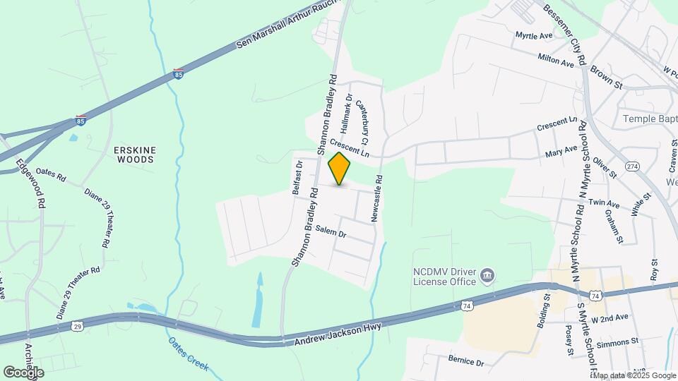Nu Gastonia Mapa y Detalles de la Ubicación