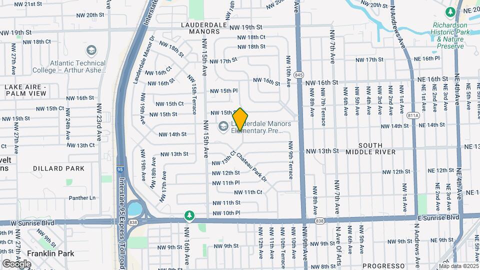 1337 NW 13th Ave Map and Location Details
