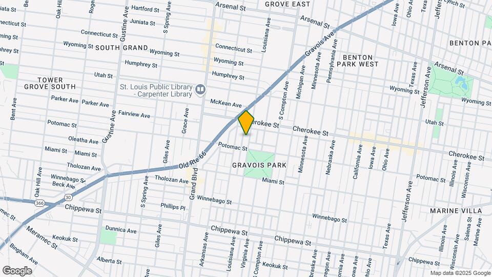 3439 Louisiana Ave, Unit 2 Floor Mapa y Detalles de la Ubicación
