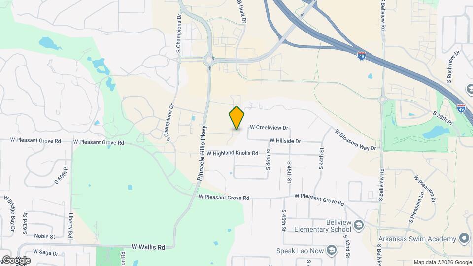 4621 S 47th St Map and Location Details