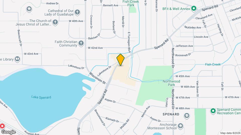 4407 Spenard Rd Map and Location Details