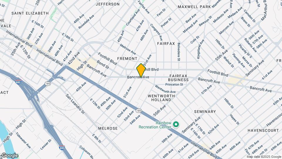 5125 Bancroft Ave Map and Location Details