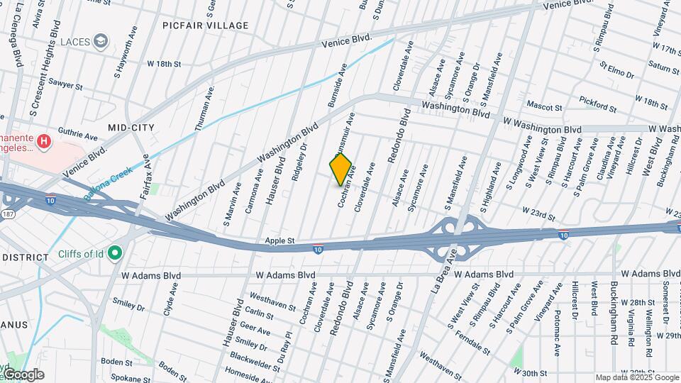 2315 S Cochran Ave Map and Location Details