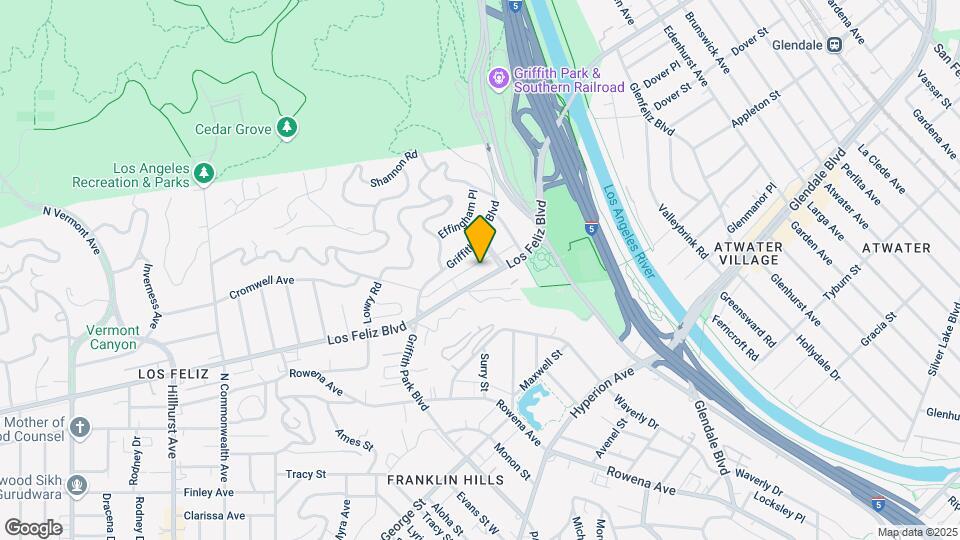 Los Feliz Lanai Apartments Map and Location Details