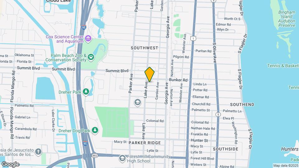 727 Fernwood Dr Map and Location Details