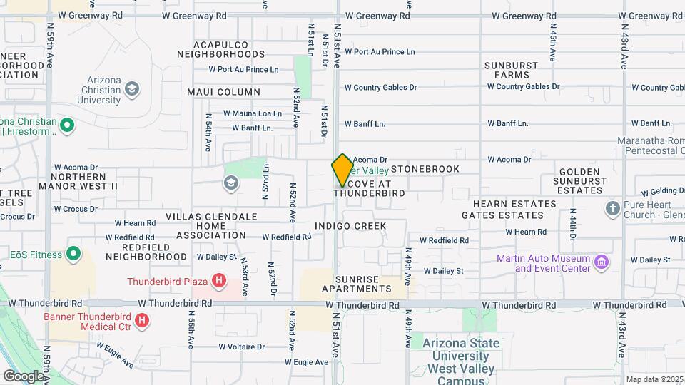 14250 N 50th Ln Map and Location Details