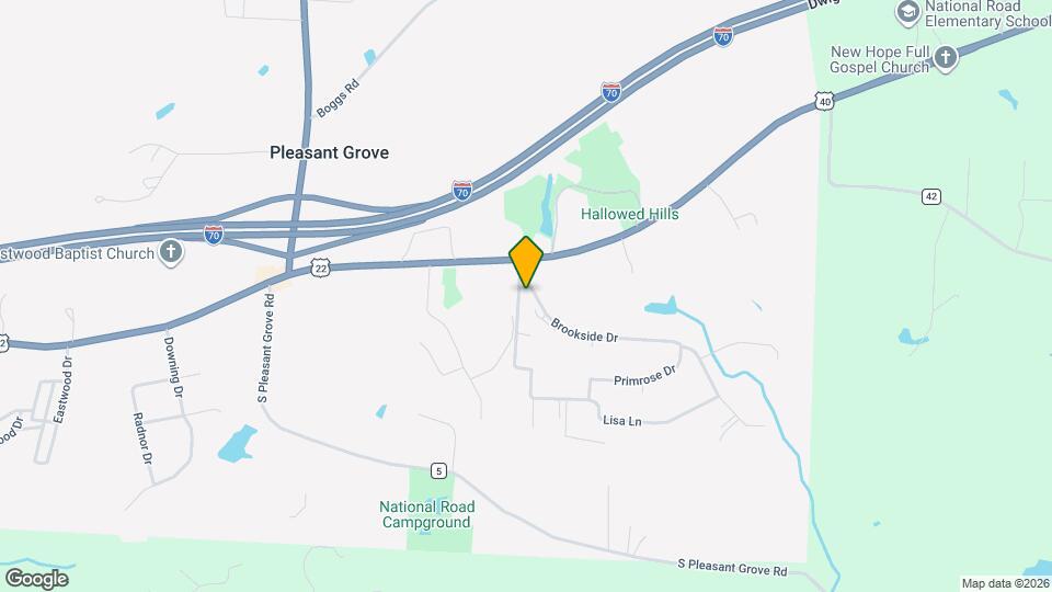 Brookside Apartments Map and Location Details