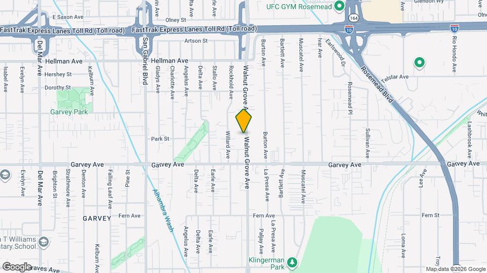 3109 Walnut Grove Ave Map and Location Details