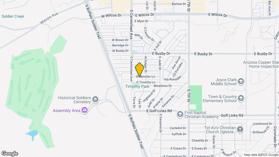 110 E Jennifer Ln Map and Location Details