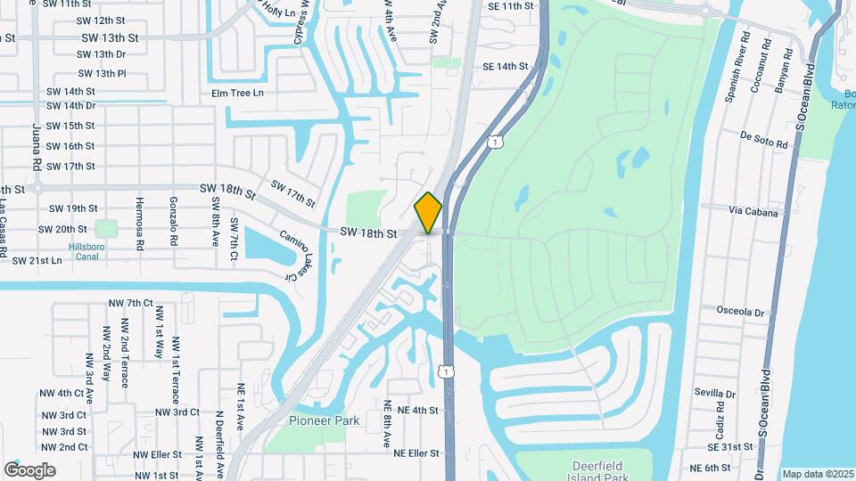 100 Royal Palm Way Map and Location Details