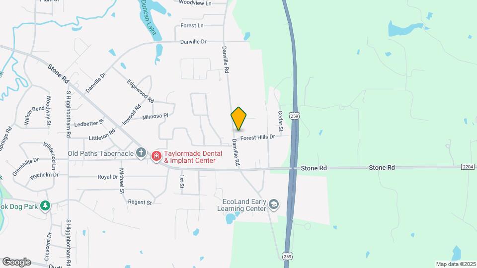 500 Danville Rd Map and Location Details