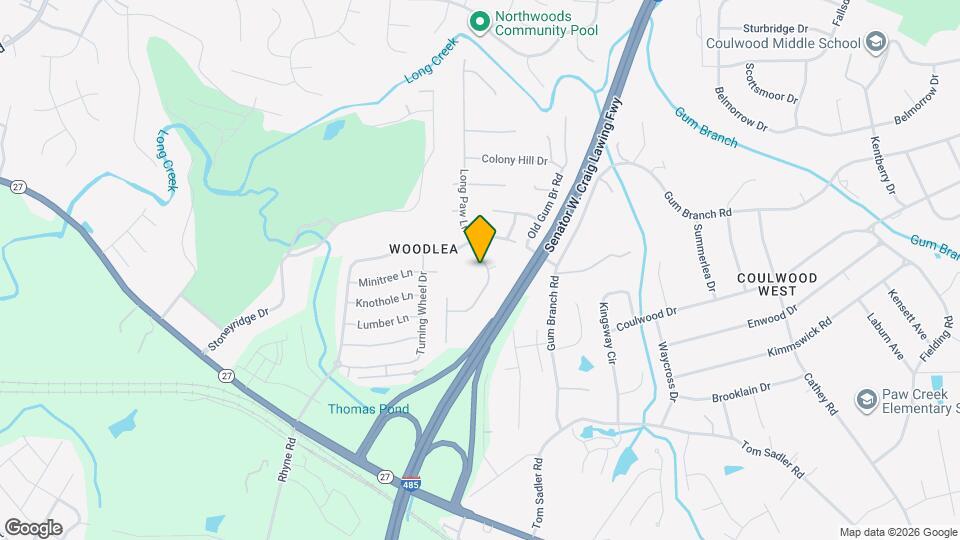 1624 Long Paw Ln Mapa y Detalles de la Ubicación