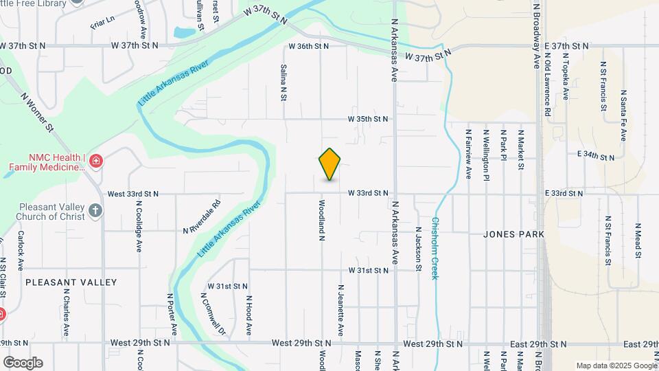 850 W 33rd St N Map and Location Details