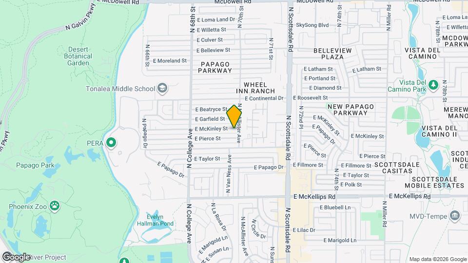 451 E McKinley St Map and Location Details