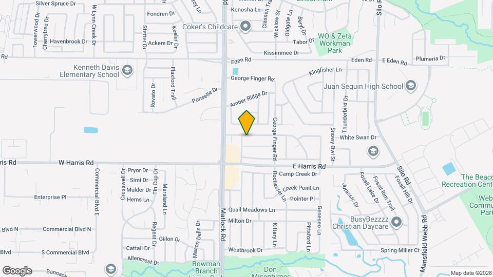 202 Matlock Meadow Dr Map and Location Details