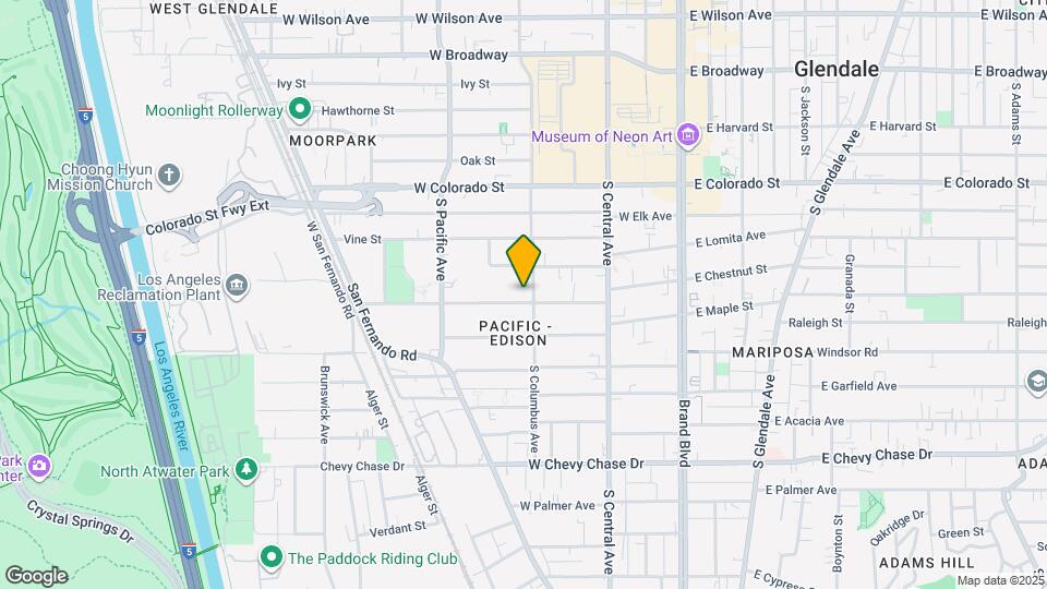 407 Riverdale Dr, Unit 1/2 Mapa y Detalles de la Ubicación