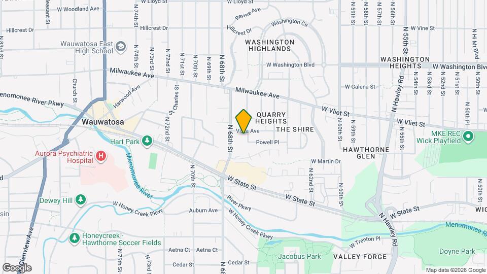 1313 N 67th St Mapa y Detalles de la Ubicación