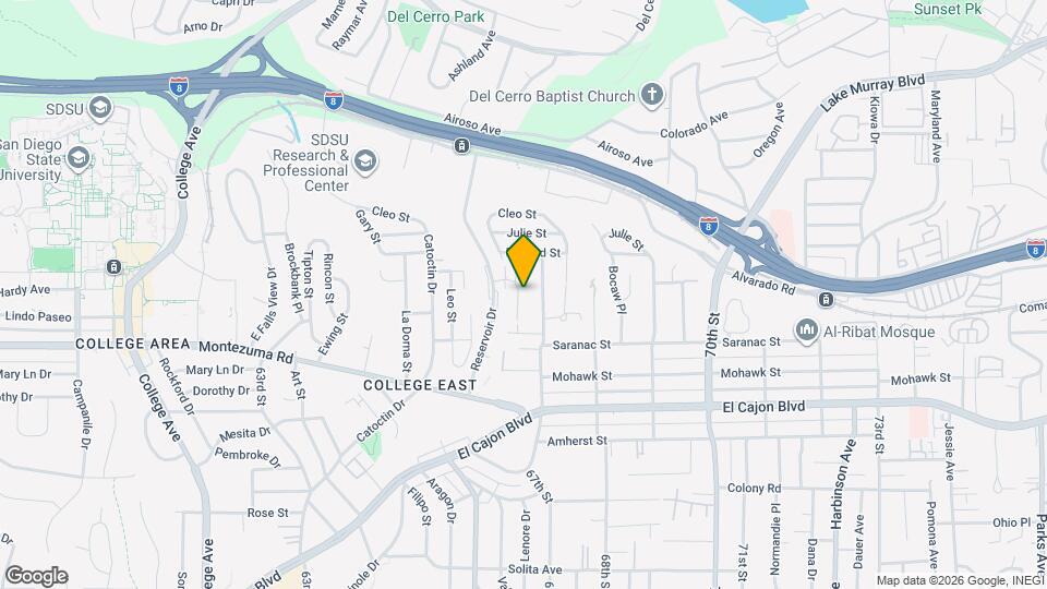 6664 Reservoir Ln Map and Location Details