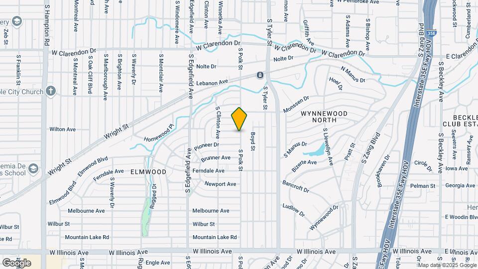 1102 Elmhurst Pl Map and Location Details