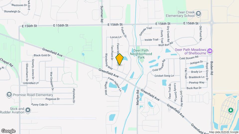 15224 Fawn Meadow Dr Mapa y Detalles de la Ubicación